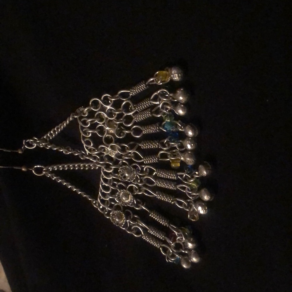 Handmade Bollywood style earrings.